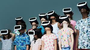 Kids using VR; VR could be used to diagnose kids with ADHD